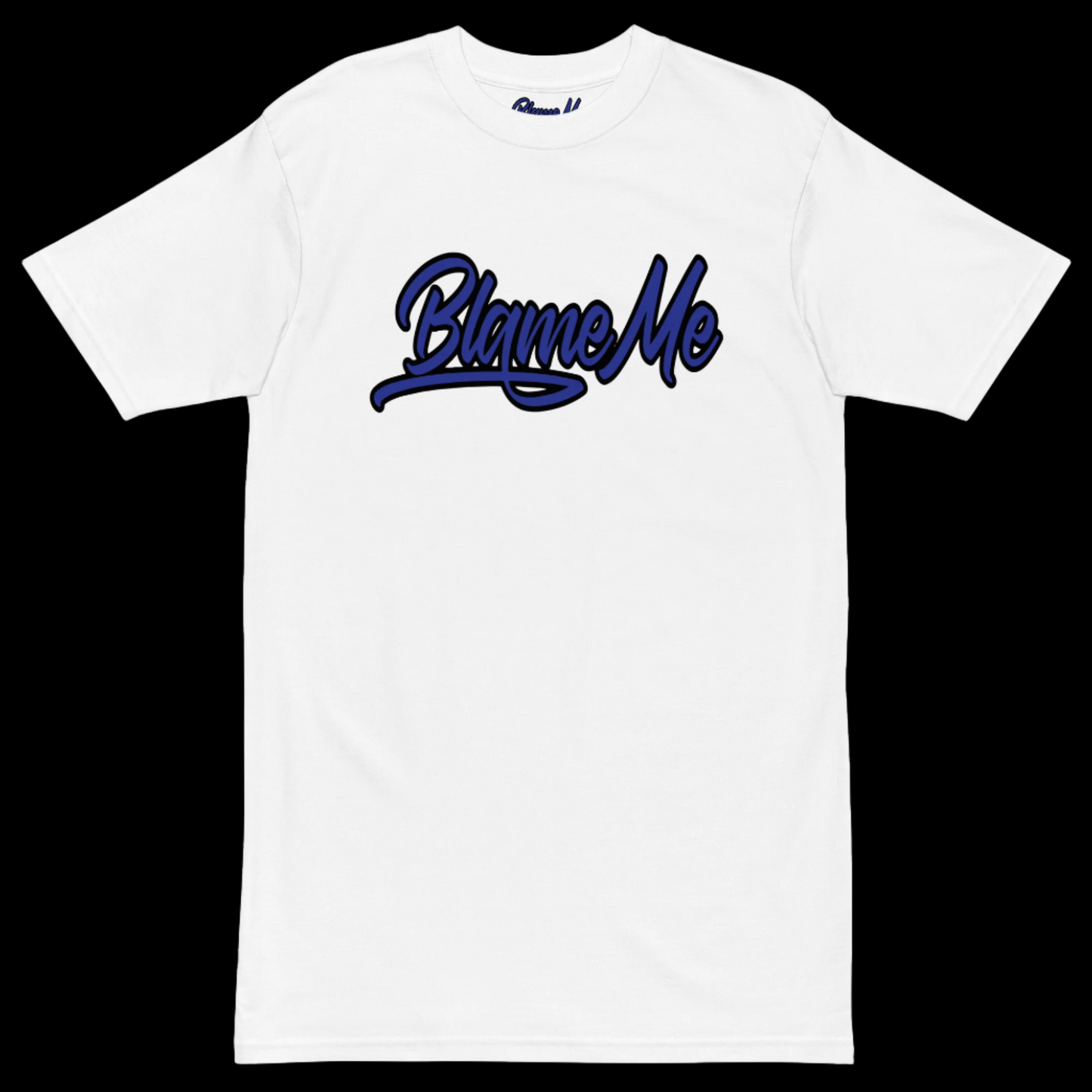 Blame Me OG Script - White/Blue/Black