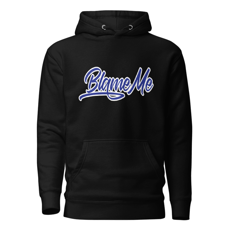 Blame Me OG Script - Black/Blue/White