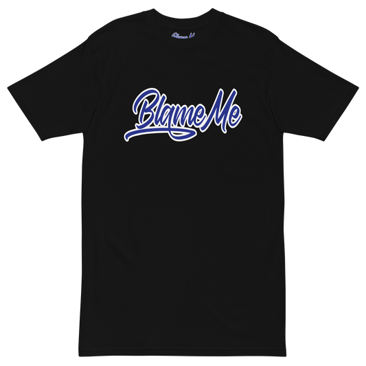 Blame Me OG Script - Black/Blue/White